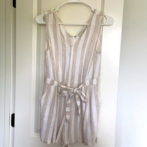 Cute linen romper
